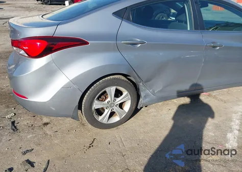 2016 Hyundai Elantra Value Edition from USA, damaged, VIN 5NPDH4AE5GH684441